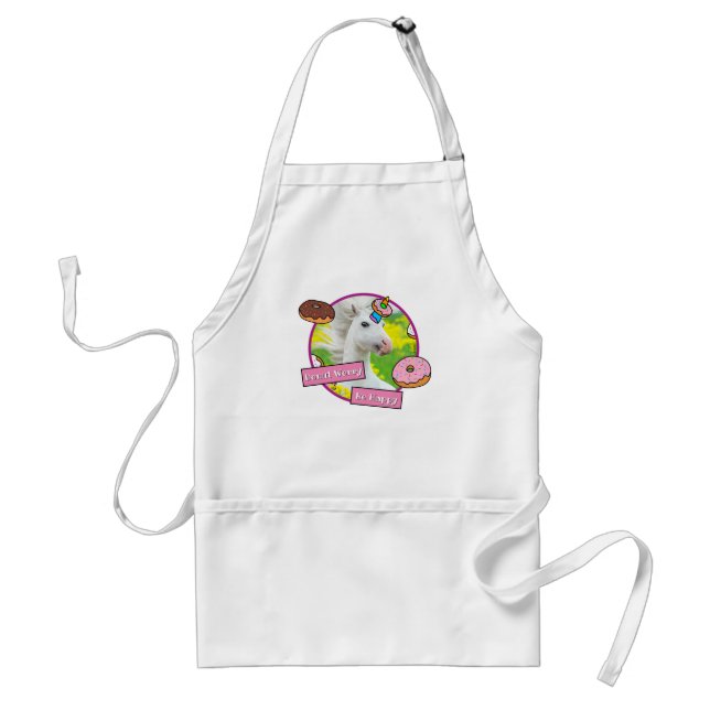Unicorn With Donuts Standard Apron (Front)