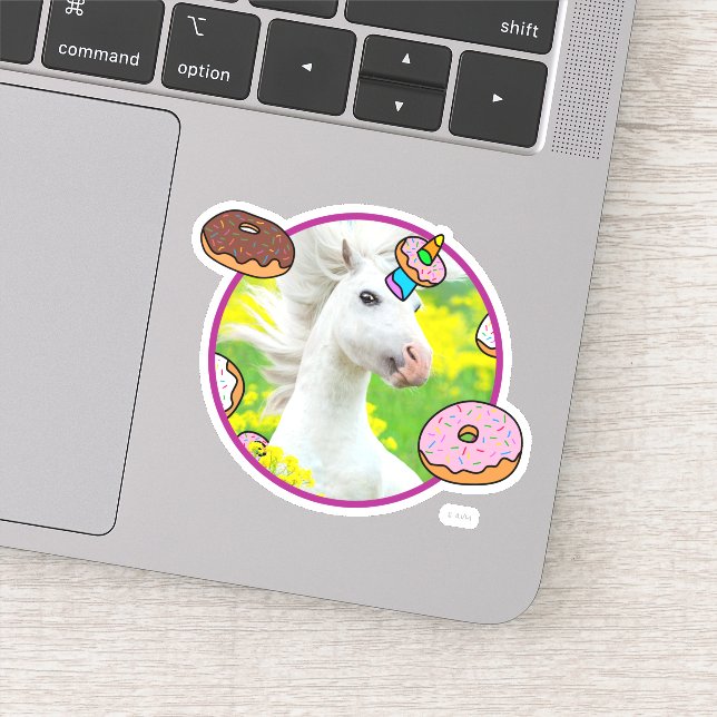 Unicorn With Doughnuts (Detail)