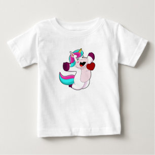 Unicorn with Heart Baby T-Shirt