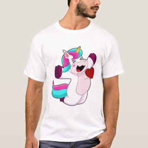 Unicorn with Heart T-Shirt