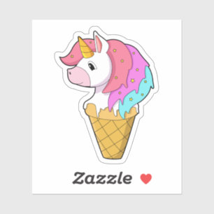 Unicorn with Ice cream