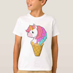 Unicorn with Ice cream T-Shirt