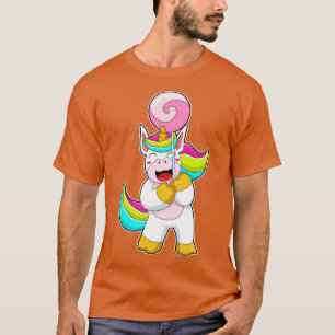 Unicorn with Lollipop T-Shirt