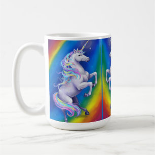Unicorn with Rainbow Coffee Mug