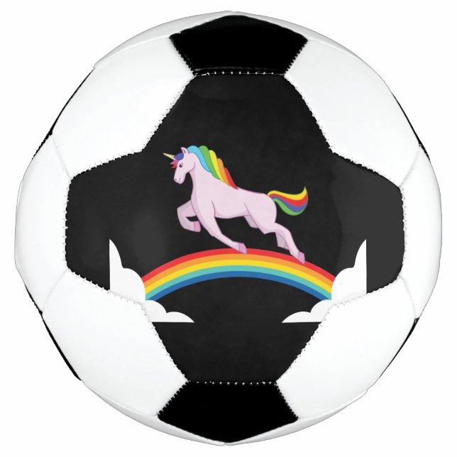 Unicorn with rainbow football (Front)