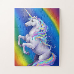Unicorn with Rainbow Jigsaw Puzzle