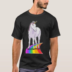 Unicorn with Rainbow T-Shirt