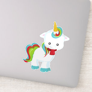 Unicorn With Scarf, Little Unicorn, Cute Unicorn