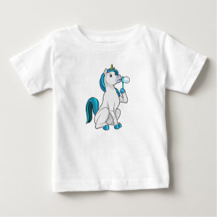 Unicorn with Soap bubbles Baby T-Shirt