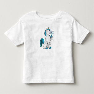 Unicorn with Soap bubbles Toddler T-Shirt