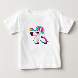 Unicorn with Star Baby T-Shirt