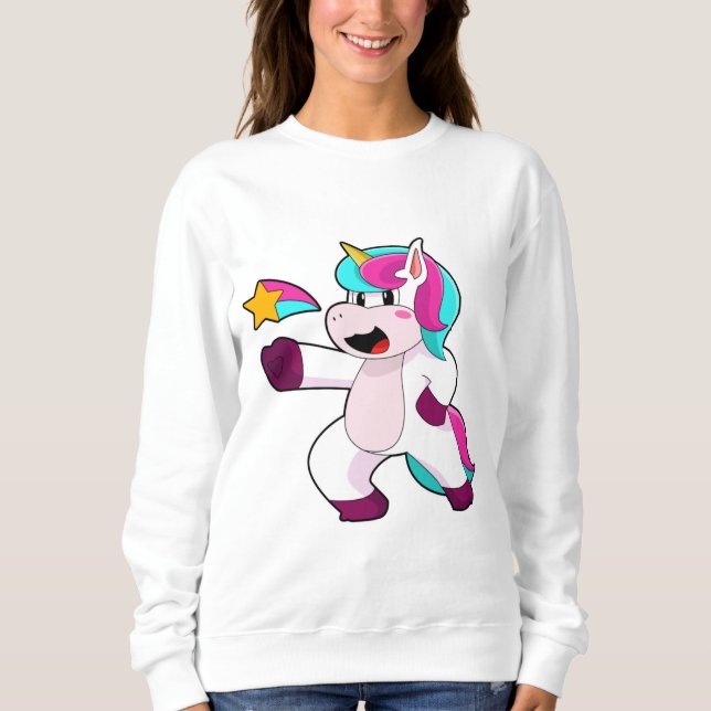 Unicorn with Star Sweatshirt (Front)
