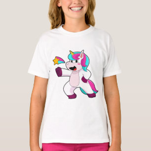 Unicorn with Star T-Shirt