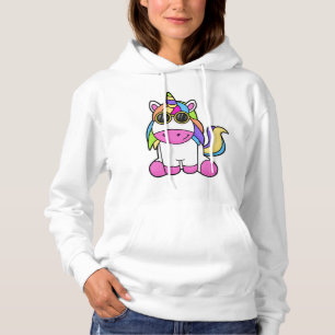 Unicorn with Sunglasses Hoodie