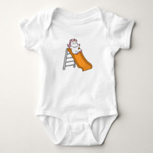 Unicorn with Swing Baby Bodysuit