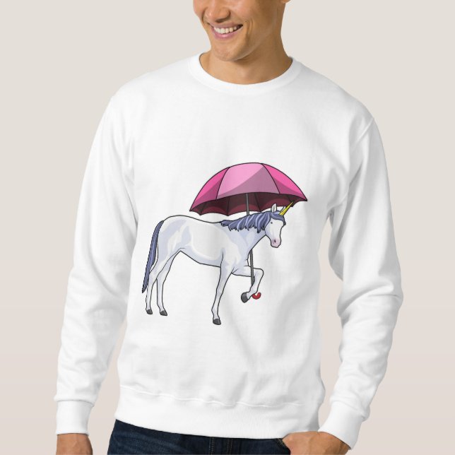 Unicorn with Umbrella Sweatshirt (Front)