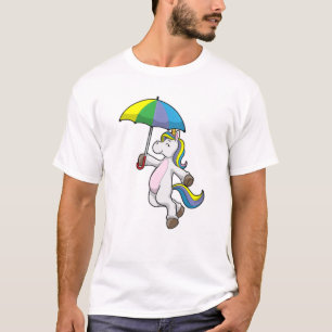 Unicorn with Umbrella T-Shirt
