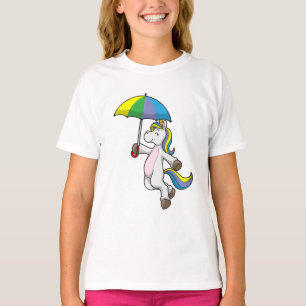 Unicorn with Umbrella T-Shirt