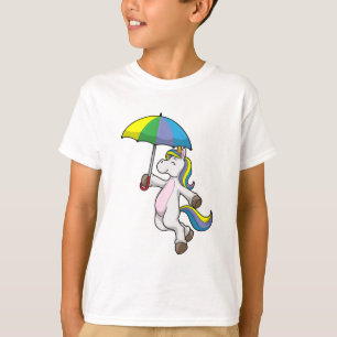 Unicorn with Umbrella T-Shirt