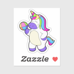 Unicorn with Volleyball