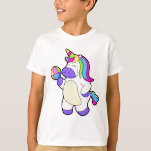 Unicorn with Volleyball T-Shirt