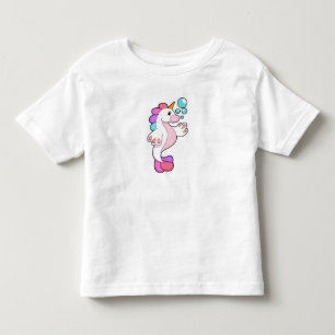 Unicorn with Water bubbles.PNG Toddler T-Shirt