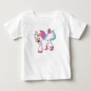 Unicorn with Wing.PNG Baby T-Shirt