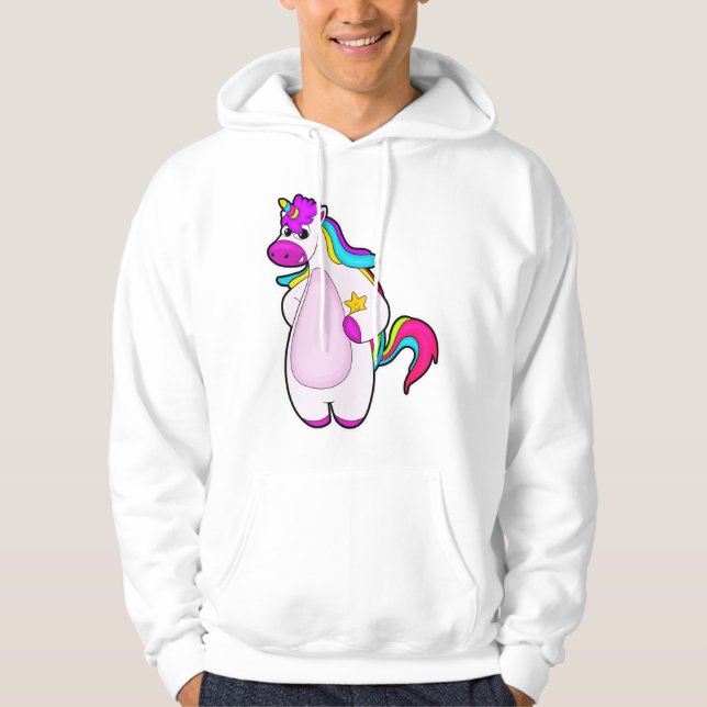 Unicorn with Wings Hoodie (Front)