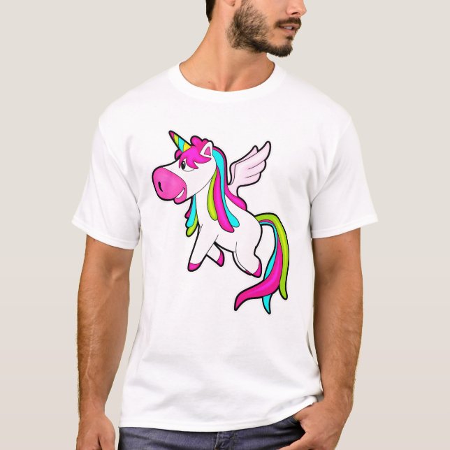 Unicorn with Wings T-Shirt (Front)