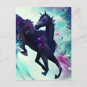 Unicorn Within the Galaxy Postcard