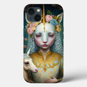 Unicorn Woman Fantasy Art iPhone 13 Case