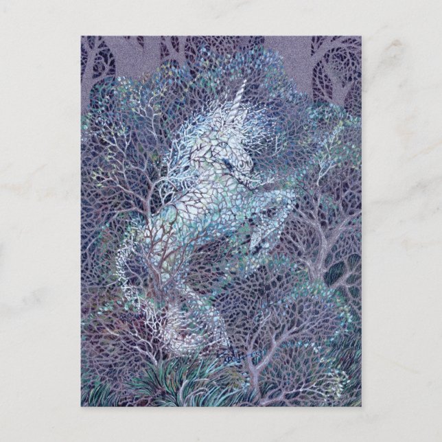 Unicorn Woods Deva Postcard (Front)