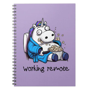 Unicorn Working Remote Notebook