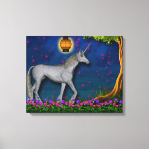 Unicorn World Wrapped Canvas