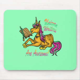 Unicorn Writers Are Awesome Mouse Mat