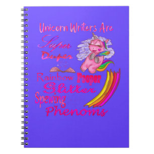 Unicorn Writers Are Super Duper Notebook