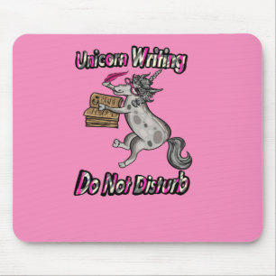 Unicorn Writing - Do Not Disturb Mouse Mat