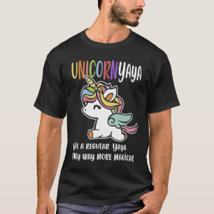 Unicorn Yaya Cute Magical Funny Family Christmas T-Shirt