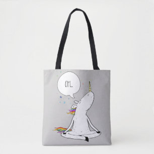 Unicorn Yoga Funny Unicorn Lover Tote Bag