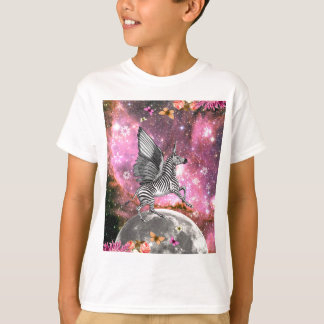 Unicorn Zebra Pegasus T-Shirt