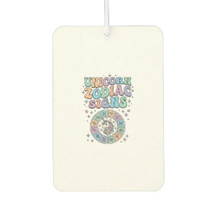 Unicorn Zodiac Signs Kawaii Vector Design_1 Car Air Freshener