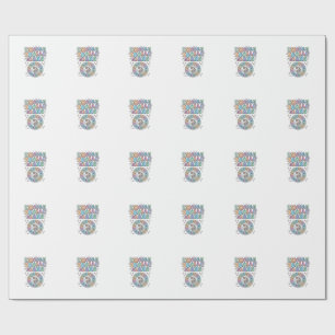 Unicorn Zodiac Signs Kawaii Vector Design_1 Wrapping Paper