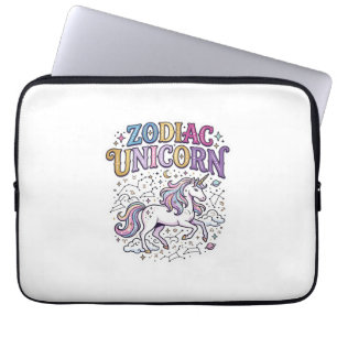 Unicorn Zodiac Unicorn Premium Vector Marketplace  Laptop Sleeve