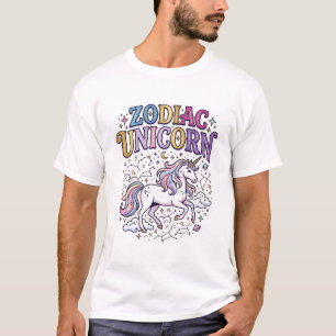 Unicorn Zodiac Unicorn Premium Vector Marketplace T-Shirt
