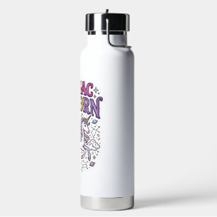 Unicorn Zodiac Unicorn Premium Vector Marketplace Water Bottle