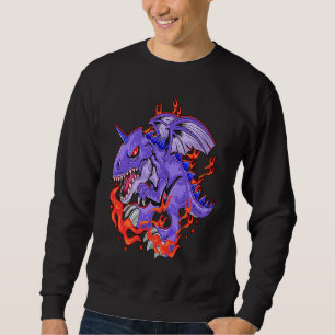 Unicornasaurus rex Dinosaur rex Flying unicorn Sweatshirt