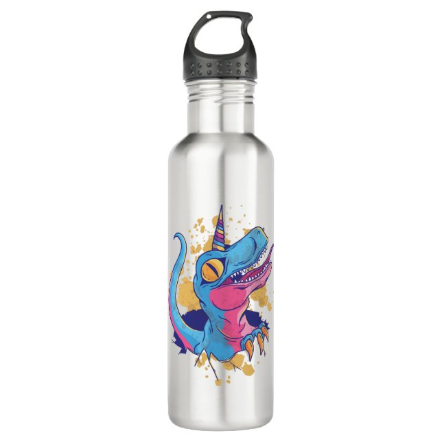 Unicornisaurus 710 Ml Water Bottle (Front)