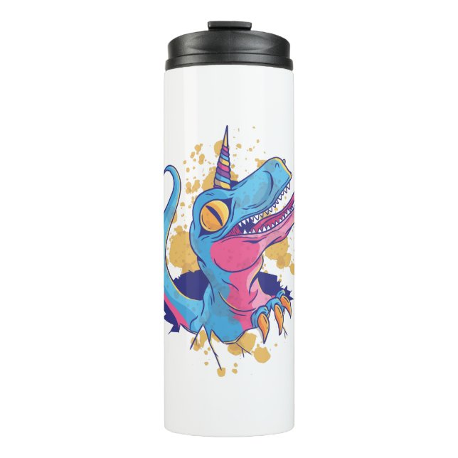 Unicornisaurus Thermal Tumbler (Front)