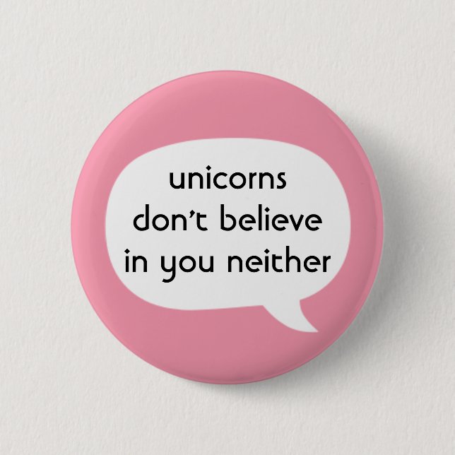 Unicorns 6 Cm Round Badge (Front)