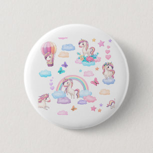 Unicorns 6 Cm Round Badge